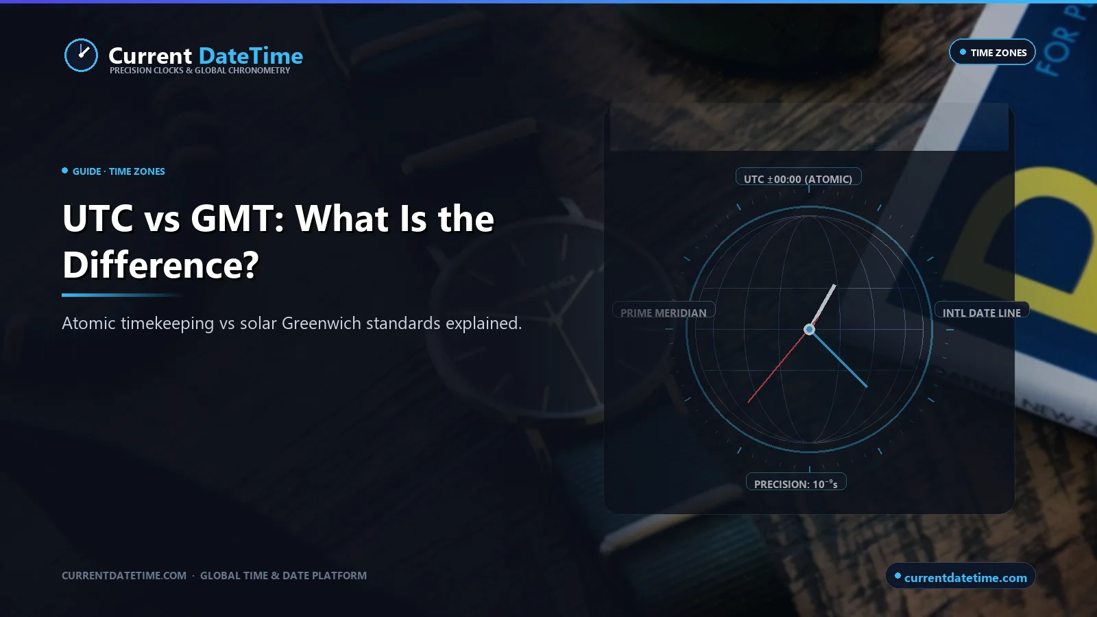 UTC vs GMT: What Is the Difference? - CurrentDateTime Research Guide